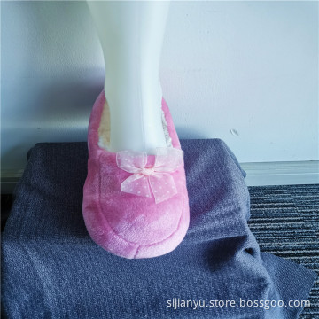 Wholesale Cute Designs Pink Bowknot Indoor Daily Socks